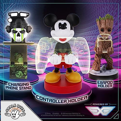 Cableguys Disney Mickey Mouse Controller Holder & Phone Stand - Gaming Setup Accessories for Desk and Game Room, Controller Stand Compatible with Xbox, PlayStation & Most Standard Game Controllers