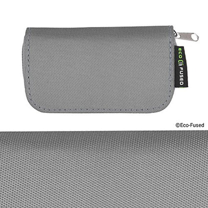 Eco-Fused Memory Card Case - Fits up to 22x SD, SDHC, Micro SD, Mini SD and 4X CF - Holder with 22 Slots (Purple & Grey / 22 Slots - 2 Pack) - color: Purple & Grey / 22 slots - 2 pack