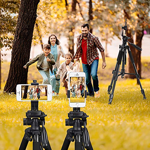 Phone Tripod Mount Adapter/Universal Tripod Cell Phone Holder, Fits Any Smartphone, 1/4" Standard Screw, Rotating Vertical and Horizontal, Compatible with iPhone, Samsung, Selfie Stick, Monopod