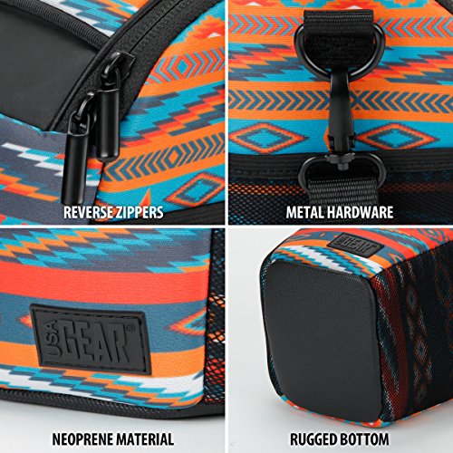 USA Gear DSLR Camera Case for Men and Women with Top Loading Accessibility, Adjustable Shoulder, Small Camera Sling Bag, Padded Handle - Camera Holster Bag for Nikon, Canon, Panasonic (Southwest) - color: Southwest