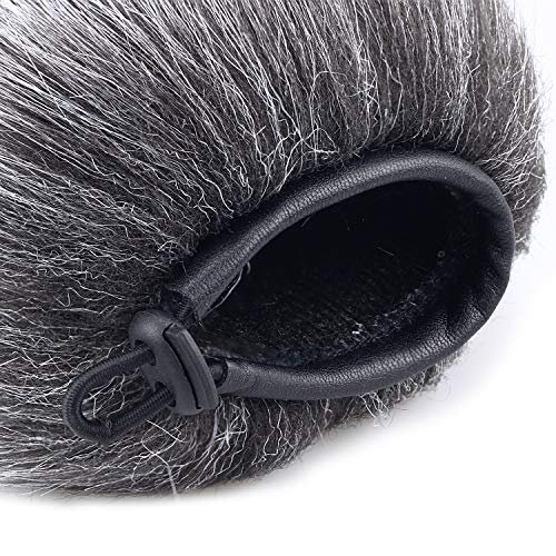 SUNMON Razer Seiren X Furry Windscreen Muff, Mic Pop Filter/Shield Wind Cover fits Razer Seiren X USB Condenser Streaming Microphone