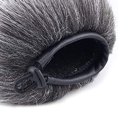 SUNMON Razer Seiren X Furry Windscreen Muff, Mic Pop Filter/Shield Wind Cover fits Razer Seiren X USB Condenser Streaming Microphone