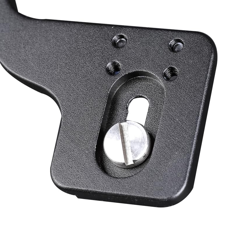 Manbily Camera Flash Brackets, Aluminum Tripod Camera Mount Extension Bar with 1/4" Screw for DSLR LED Light Video Microphone