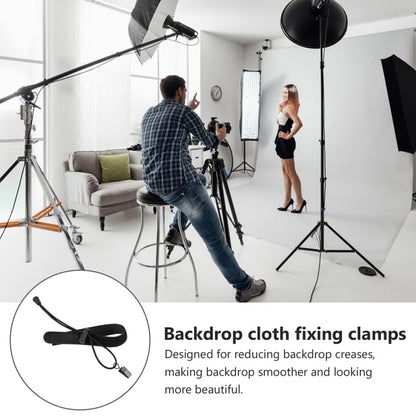Adjustable Background Cloth Clips 4Pack Photography Backdrop Clamps for Wrinkle-Free Backdrop Fixing and Smooth Studio Setup