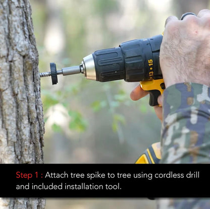 Slow Glow Trail Camera Mount Infinity with 360° Adjustable Ball Head, Tree Spike Camera Mount or Solar Panel Mount