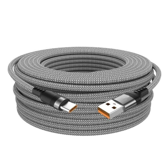 All USB to Type C Cable Fast Data Cable for Camera Extension(2m,Gray) - color: Gray, size: 2m