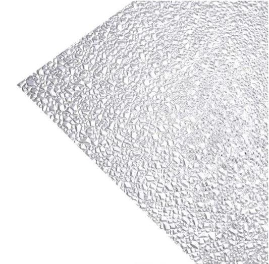 FP FLUOROLITEPLASTICS WE'VE GOT YOU COVERED Clear Acrylic Cracked Ice Flat Panels for Kitchen | Replacement Light Panels | 0.070″ Thickness | Size: 23.75" X 23.75" | Color: Clear | 10 Pack - color: Clear - 10 PACK, size: 23.75" X 23.75"