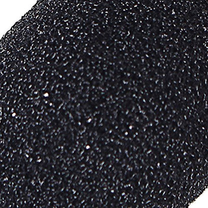 15 Pack Foam Microphone Windscreen, Lapel Headset Microphone Sponge Mini Foam Cover Shield Protection for Variety of Headset (Black) - color: Black