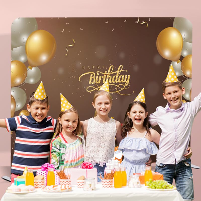 Customize Trade Show Display Tension Fabric for Backdrop Frame and Banner Set - Double-Sided Printing 7.5×7.5 FT - color: Tension Fabric Display, size: 7.5×7.5 FT