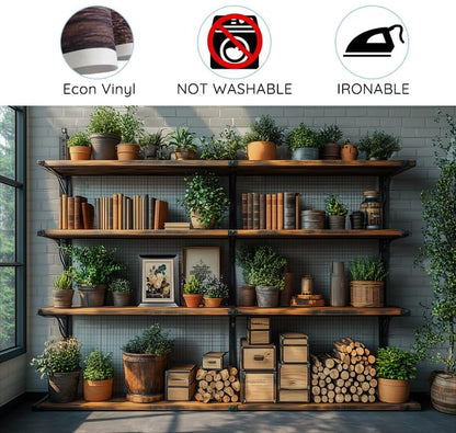 6X4ft Podcast Office Photo Backdrop Photography Background, Zoom Backdrops for Home Office Library Video Living Room Bookshelf Photo Booth Prop Decorations Wall Decor Tablecloth - size: 6X4FT