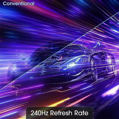 Sceptre 27-inch 240Hz Gaming Monitor 1ms 99% sRGB AMD FreeSync Premium DisplayPort x2 HDMI x2 Build-in Speakers, Machine Black (E278B-FWD240) - style: 27" 240HZ DP X2