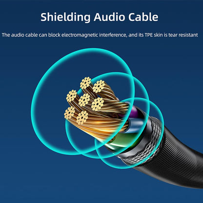 Lavalier Microphone Compatible for Insta360 Ace Pro/360 Ace, Noise Cancelling Microphone Type C Microphone Cable 1.5 m
