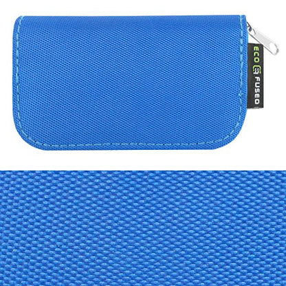 Eco-Fused Memory Card Case - Fits up to 22x SD, SDHC, Micro SD, Mini SD and 4X CF - Holder with 22 Slots (Blue / 22 Slots - 1 Pack) - color: Blue / 22 slots - 1 pack