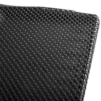Mount-It! Under Desk Privacy Panel for Sit Stand Workstations [41 Inches Wide], with Cable Management and Organizer Pockets, Modesty Desk Skirt for Home and Office (Black) - size: 41 Inches