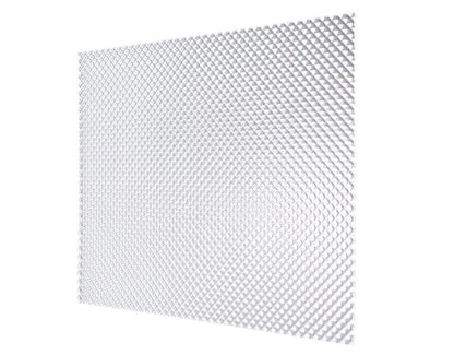 Fluorolite Plastics Clear Acrylic Prismatic Fluorescent and LED lighting Panels 4 Pack 22.5"x22.5" | 0.125" Thick Fluorescent Light Covers for Ceiling Lights, Classroom light covers for Drop Ceiling - size: 22.5"x22.5"