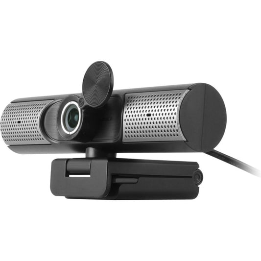 Aluratek HD 1080P Webcam, USB-C/USB-A, w/Built-in Speakers & Mic,Black,AWCS06F - style: AWCS06F