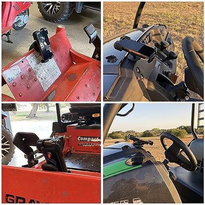 ULIBERMAGNET Motorcycle Magnetic Phone Mount,Heavy Duty Adjustable Magnetic Cell Phone Holder with Security Lock,Anti Shake 360° Rotation,Compatible with Motorcycles,ATV,UTV,Golf Cart,Car,Cruises - style: 2.24INCH Magnetic Motorcycle Phone Mounts