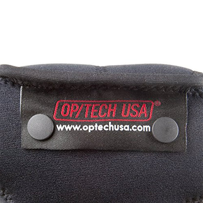 OP/TECH USA Soft Pouch – Compact digital camera case, lightweight accessories pouch, sleek neoprene sleeve for DSLR, perfect for backpacks & travel – durable protection in style D-Micro | Black - color: Black, style: D-micro