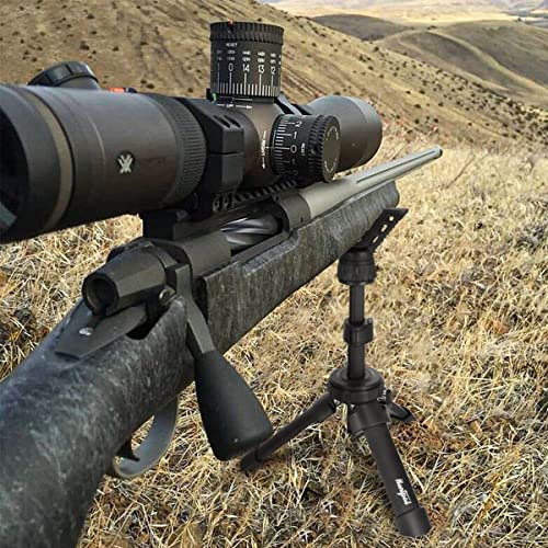 HUNTPAL Portable Shooting Stick Tripod Gun Rest | Portable, Adjustable Height, Compact Aluminum Construction, For Range Table Shooting Target Practice - color: Tripod-671: 7.5"-15"