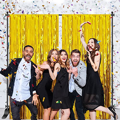 FUDESY Backdrop Banner Stand, 10x8ft Heavy Duty Display Frame, Adjustable Metal Telescopic Tube, Step and Repeat Background Stand Kit for Trade Show, Photography Photo Booth, Party, with Sandbags - size: 8x10ft