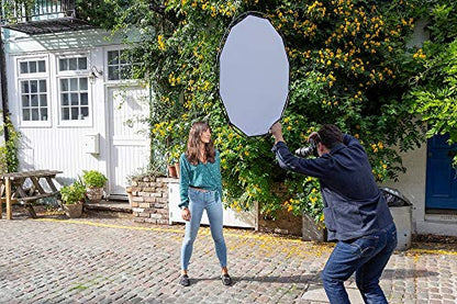 Manfrotto LL LR3300 Halo Compact Reflector 82cm Silver/White - color: White,Silver