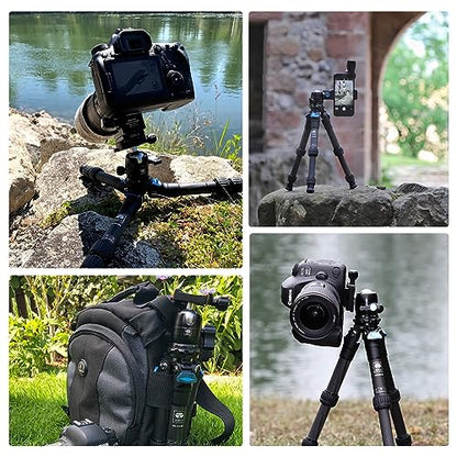 SIRUI Camera Tripod Ball Head, 10KG/22.05lbs Loading Capacity, 360°Panning Base, Aluminum Build Quality, Safety Lock, Universal Mounting Plate for Easy Attachment (B-00K Ball Head) (B-00K) - color: B-00K