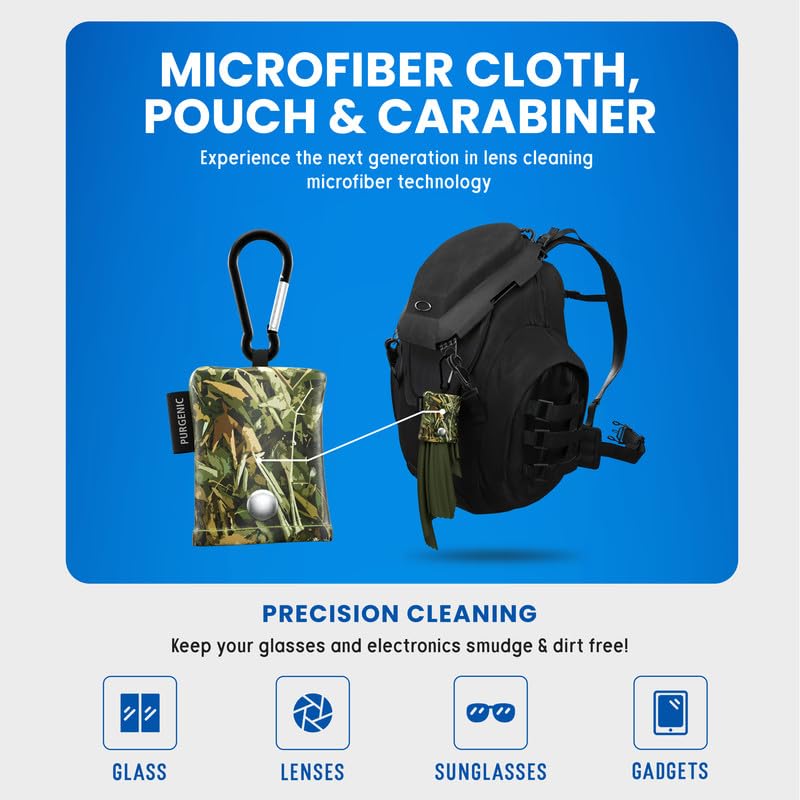 Microfiber Cloth & Glasses Wipes (6 Pack) Lens & Glasses Cleaning Cloth - Eye Glass Clean Cloths - Eyeglass Cleaning Cloth - Glass Cleaning Cloth - Camera Lenses & Gadget Delicate Screens - H-Green - color: Hunter Green, size: 6 Pack