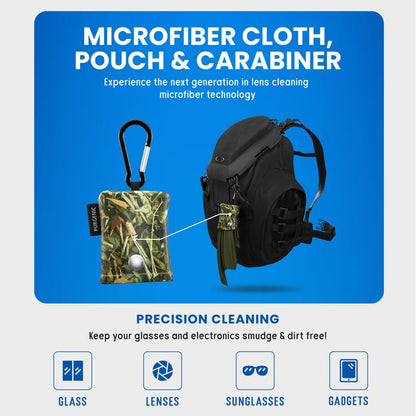 Microfiber Cloth & Glasses Wipes (6 Pack) Lens & Glasses Cleaning Cloth - Eye Glass Clean Cloths - Eyeglass Cleaning Cloth - Glass Cleaning Cloth - Camera Lenses & Gadget Delicate Screens - H-Green - color: Hunter Green, size: 6 Pack