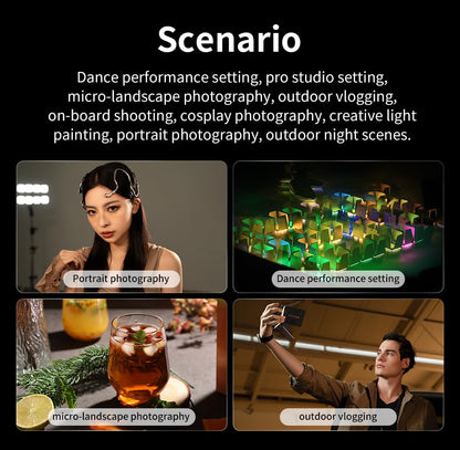 ZHIYUN FIVERAY M20C LED Video Light - 2500K-10000K DynaVort Cooling System Mark II with Radiant Full-Color RGB Glow - color: M20C